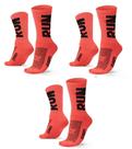 Kit 3 Pares Meias de Corrida Hupi Run Cano Médio 36-42 Conforto e Performance