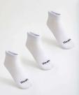 Kit 3 Pares Meias Feminina Soquete Branco-78054
