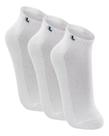 Kit 3 Pares Meias Lupo Adulto Branca Algodão Cano Médio