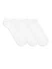 Kit 3 Pares Meias Winston Feminina Cano Invisível 0713-001 Branco