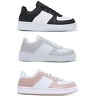 Kit 3 Pares Sneakers Casual Feminino e Masculino Moda Blogueira