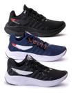 Kit 3 Pares Tênis Masculino Para Treino Macio Confortavel