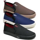 Kit 3 Pares Tênis Slip On Masculino Lona Dia a Dia Casual