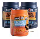 Kit 3 Pasta De Amendoim Integral E Crocante 1kg Power One