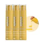 Kit 3 Pasta de Dente Gel Dental Creme Whitedelicious Kess Banana Ice 60g