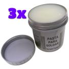 Kit 3 Pasta para Soldar Eletrônica Componente Smd Pci Fluxo Soft