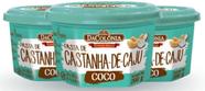 Kit 3 pastas exclusiva original castanha de caju com coco 200g - dacolônia