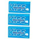 Kit 3 Pastilha Mentos Kiss Menta Sem Açúcar