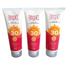 Kit 3 pç Protetor Solar Luvex UV FPS30 com REPELENTE 120 grs