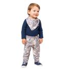 Kit 3 Pçs Bebê Menino Bichos Marinho Marlan Baby