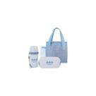 Kit 3 pçs bolsa térmica +lancheira+garrafa jacki design cor azul Kit 3 pçs bolsa térmica +lancheira+garrafa jacki design cor azul
