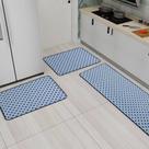 Kit 3 Pçs Cozinha Geométrico Verde
