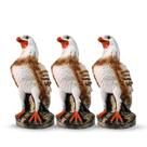 Kit 3 Pçs Gavião Águia Espanta Pombos Maritacas Envernizado Exclusivo Várias Variedades