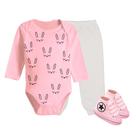 Kit 3 Pçs Roupinha de Bebê Body Enxoval Maternidade