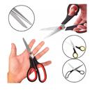 Kit 3 PCs Tesouras Diferentes Para Cozinha Tecido Papel Costura Qualidade