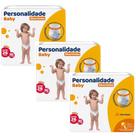KIT 3 PCT Fralda Descartável Personalidade Baby Shortinho - todos tamanho KIT 3 PCT Fralda Descartável Personalidade Baby Shortinho - todos tamanho