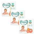 Kit 3 pct Fralda Personal Premium Protection Tam. M 3x20un
