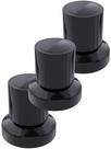 Kit 3 Peças Acabamento ABS Blukit Padrão C-40 Itapema Preto