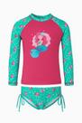 Kit 3 Peças Blusa Pro Uv 50 + Biquíni + Top Infantil Juvenil