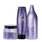 Kit 3 Peças Cabelos com Queda Fragilizado Quebradiço Danificado Pós Progressivas WF Vitaforce 2,3L