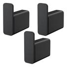 Kit 3 Peças Cabide Simples Banheiro Docol Flat 009609ce Onix
