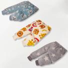Kit 3 Peças Calça Mijão Bebe Fleece Frio Inverno Macio 0 a 3 Menino Menina