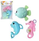 Kit 3 peças chocalhos baby toys