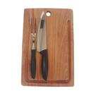 Kit 3 peças churrasco tramontina tabua garfo faca