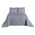 Kit 3 Peças Colcha Casal Padrão Cobre Leito Cama Box Ravena