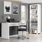 Kit 3 Peças com Cadeira para Escritório, Estante Livreiro e Escrivaninha Gávea Kit 3 Peças com Cadeira para Escritório, Estante Livreiro e Escrivaninha Gávea