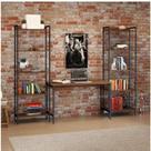 Kit 3 Peças com Escrivaninha e 2 Estantes Industriais Active Yescasa Kit 3 Peças com Escrivaninha e 2 Estantes Industriais Active Yescasa