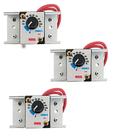 Kit 3 peças Dimer potência motor voltagem bivolt 25a dimmer 4000w