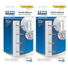 Kit 3 Peças Gancho Adesivo Tekbond Pvc Zafira Branco P com 4 Gancho Kit 3 Peças Gancho Adesivo Tekbond Pvc Zafira Branco P com 4 Gancho
