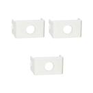 Kit 3 Peças Módulo Saída de Fio S404200 Branco Lunare Up Schneider