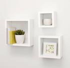 Kit 3 Peças Nichos Branco Fabricação Própria Mdf Nicho Decoração
