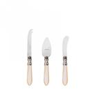 Kit 3 Peças para Queijo Faca Espátula Petisco Aladim Bugatti