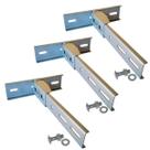 Kit 3 Peças Suporte Fixação Com Regulagem Para Motor Portão Basculante