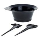 Kit 3 peças Tintura Pintura para Cabelo 1 Pote 300 ml 1 Pincel e 1 Pente