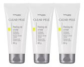 Kit 3 Peeling de Cristal Clear Pele Abelha Rainha