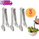 Kit 3 Pegador de Salada Multifunção Multiuso 100% Inox Profissional Restaurante Bar Buffet