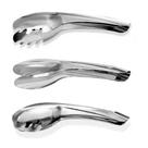 Kit 3 Pegador Para Arroz Massa Salada Em Aço Inox Kit 3 Pegador Para Arroz Massa Salada Em Aço Inox