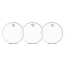 Kit 3 Peles Clear Transparentes para Bateria 10" New York