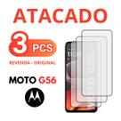 Kit 3 Pelicula De Vidro 3D Compativel Para Motorola Moto G56