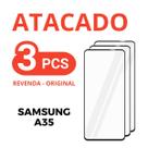 Kit 3 Película De Vidro Temperado 3D Samsung A35 + NF