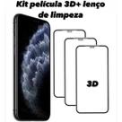 Kit 3 Películas 3D Vidro para Iphone 13