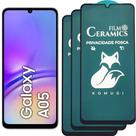 kit 3 Películas 9d Privacidade Fosca Cerâmica Compatível Com Samsung Galaxy A05
