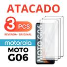 Kit 3 Películas De Vidro 3D Para Motorola Moto G06 - Película Vidro Temperado Premium