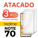 Kit 3 Películas De Vidro 3D Para Realme Note 70 - Película Vidro Temperado Premium