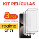 Kit 3 Peliculas Vidro Proteção Compativel Para Realme GT 7T
