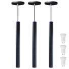 kit 3 Pendente Luminária Tubo Preto 40 Cm + Lâmpada LED Branco Frio kit 3 Pendente Luminária Tubo Preto 40 Cm + Lâmpada LED Branco Frio
